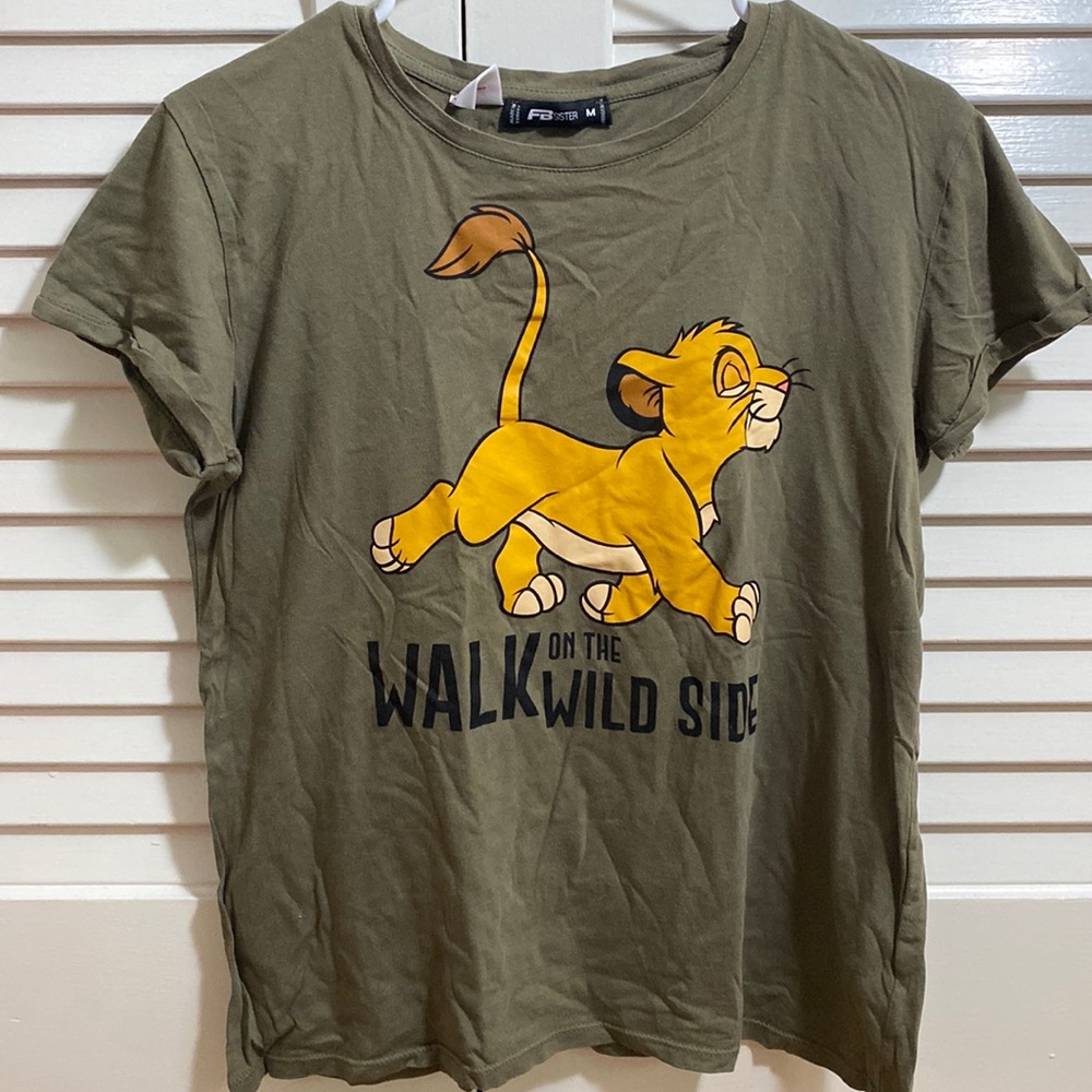 Olive green Disney T-shirt